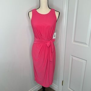 SUPERFOX waist tie drape dress